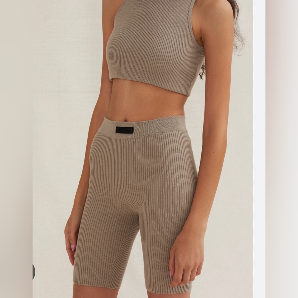 NWT- ESSENTIALS FEAR OF GOD - Core Biker set - Size Large